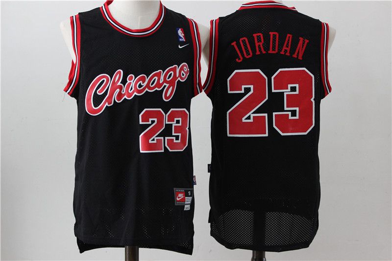 Men Chicago Bulls #23 Jordan Black Nike NBA Jerseys->chicago bulls->NBA Jersey